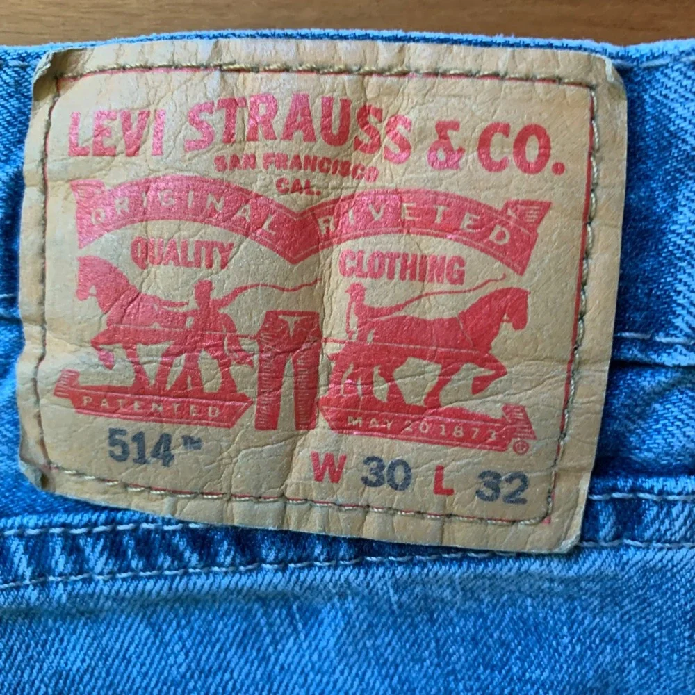 Levis 514 Straight Fit Jeans Mens 30x32 Medium Wash‎ Blue Denim Pants